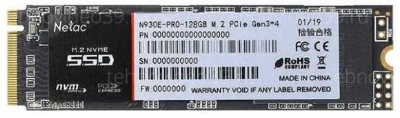 Жесткий диск SSD M.2 128GB Netac N930E Pro NT01N930E-128G-E4X купить по низкой цене в интернет-магазине ТехноВидео