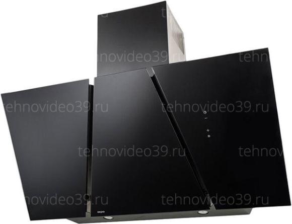 Вытяжка каминная Akpo WK-9 CETIAS 90 INOX/BLACK GLASS купить по низкой цене в интернет-магазине ТехноВидео