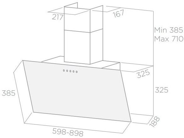 Вытяжка Elica SHIRE WH/A/90 (PRF0119828A)