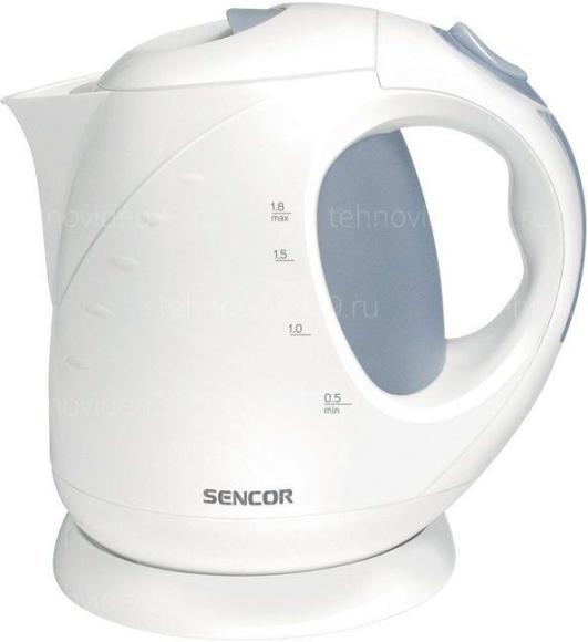 Электрический чайник Sencor SWK 1800 WH белый купить по низкой цене в интернет-магазине ТехноВидео