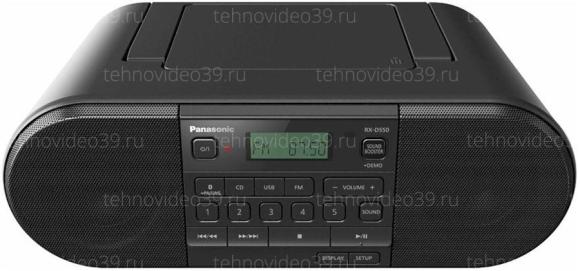 Магнитола Panasonic RXD550GSK черный купить по низкой цене в интернет-магазине ТехноВидео