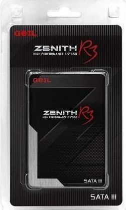 Диск SSD2.5" 1000Gb (1Tb) GeIL Zenith R3, SATA3. Speed: Read-550Mb/s, Write-490Mb/s, (GZ25R3-1TB)