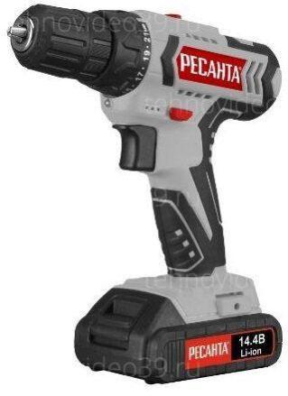 Дрель-шуруповерт аккумуляторная Ресанта ДА-14-2ЛК (75/14/4) купить по низкой цене в интернет-магазине ТехноВидео