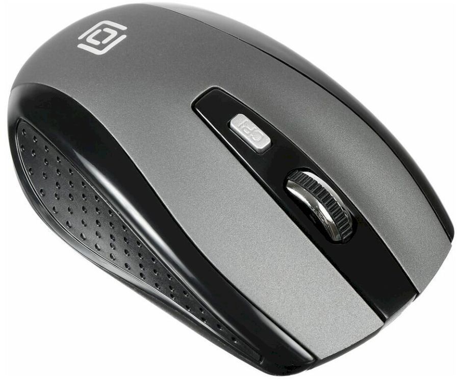 Мышь Оклик 635MB Bluetooth черный/серый оптическая (1600dpi) беспроводная BT для ноутбука (4but)