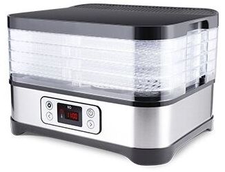 Сушилка для овощей и фруктов BQ FD1001, black/steel