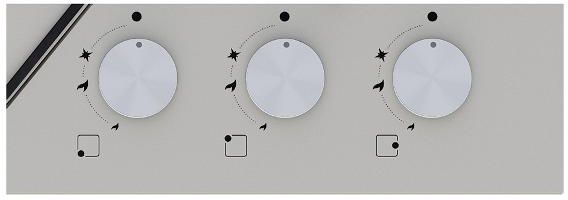 Газовая варочная поверхность Krona VOLLE 45 IX K (КА-00005288)