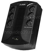 ИБП Sven UP-L1000E 1000VA/510Вт USB, RG-45, 6 euro sockets (SV-016593) купить по низкой цене в интернет-магазине ТехноВидео