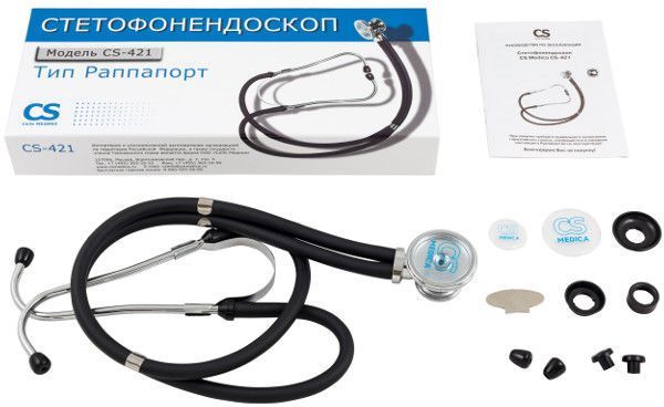 Стетофонендоскоп CS Medica CS-421 (черный)