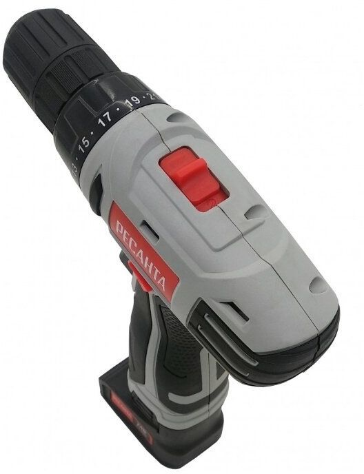 Дрель-шуруповерт аккумуляторная Ресанта ДА-24-2ЛК (75/14/7)