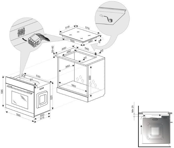 Духовой шкаф Hansa BOES 68465