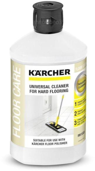Средство для общей чистки твердых напольных покрытий Karcher RM 533, 1л (62957750) купить по низкой цене в интернет-магазине ТехноВидео