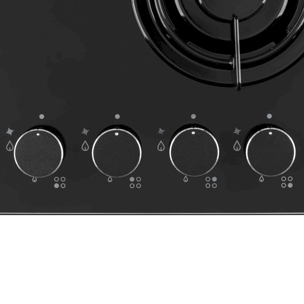 Газовая варочная поверхность Krona CORTESIA 60 BL (Чёрный)