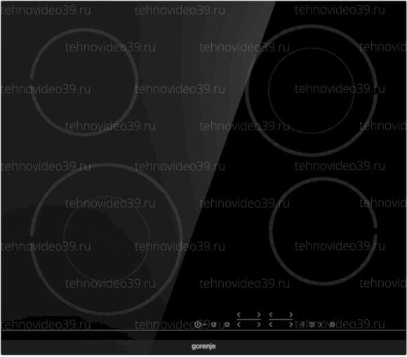 Электрическая варочная поверхность Gorenje ECT644BCSC Чёрный купить по низкой цене в интернет-магазине ТехноВидео