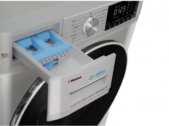 Стиральная машина с сушкой Hansa WDHG814521LG ( , пар, , 46см)