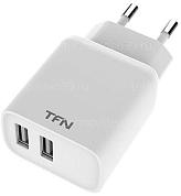 Сетевое зарядное устройство USB, 2.4A, Rapid, Белый (TFN,TFN-WC RPD12W2UWH) купить по низкой цене в интернет-магазине ТехноВидео