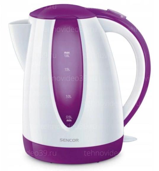 Электрический чайник Sencor SWK 1815 VT бело/фиолетовый купить по низкой цене в интернет-магазине ТехноВидео