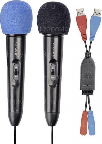 Микрофон SpeedLink Microphone Set for WiiR, black SL-3471-BK купить по низкой цене в интернет-магазине ТехноВидео