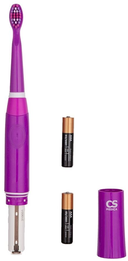 Электрическая зубная щетка CS Medica CS-999-F (фиолетовая)