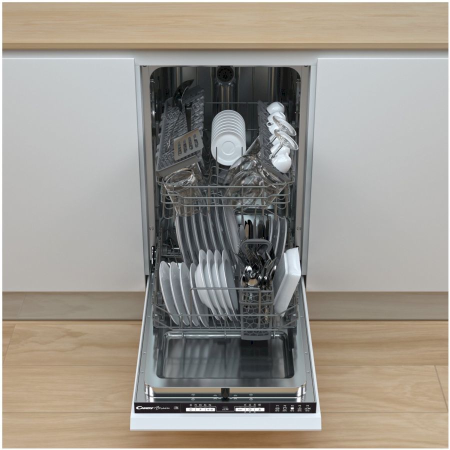 Встраиваемая посудомоечная машина узкая Candy CDIH 2L1047-08