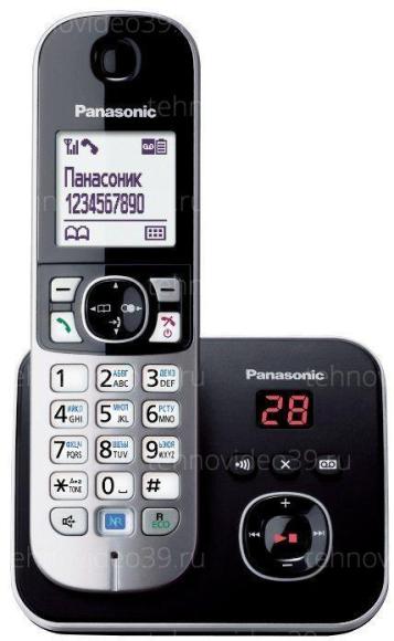 Радиотелефон Panasonic KX-TG6821RUB черный купить по низкой цене в интернет-магазине ТехноВидео