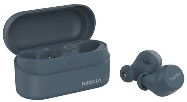 Наушники Nokia беспроводные BH-405 fjord (серый/синий)
