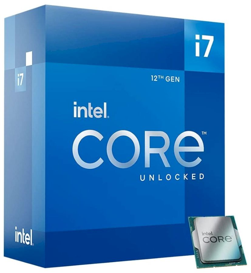 Процессор LGA1700 Intel Core i7-12700 (Gen.12) (2.10 Ghz 25M) (12 Core Alder Lake-S 10 нм). Кулер (C