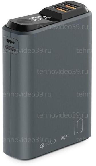 Портативный аккумулятор Olmio QS-10 (039186), 10000mAh, 18W, LCD, темно-серый купить по низкой цене в интернет-магазине ТехноВидео