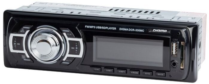 Автомагнитола Digma DCR-330MC 1DIN