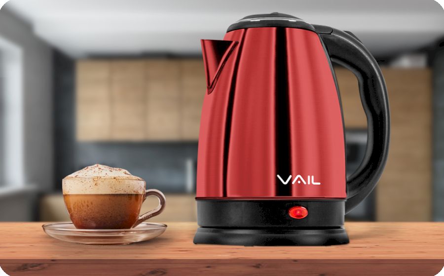 Электрический чайник VAIL VL-5505 красный
