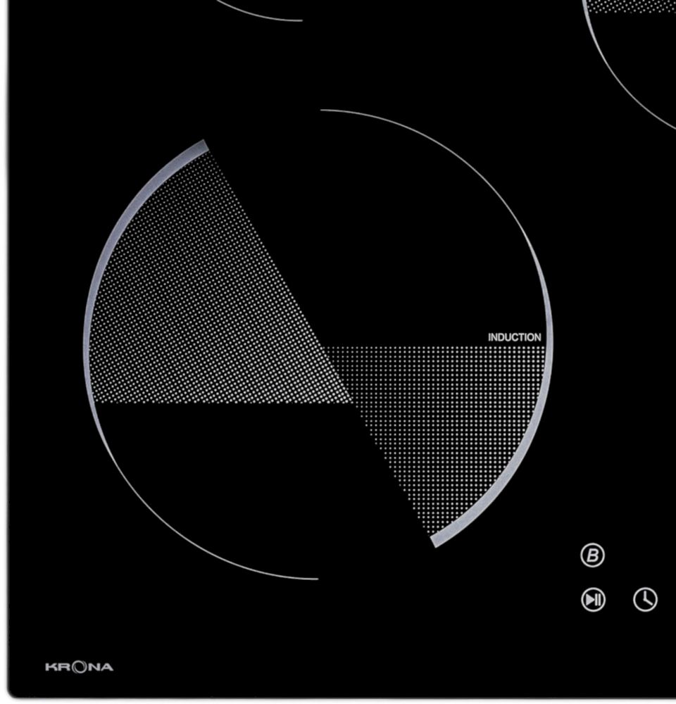 Индукционная варочная поверхность Krona OMBRA 45 BL (Чёрный) (00026363)