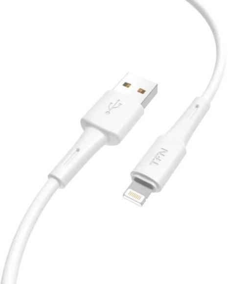 Кабель TFN Lightning-USB, 1 метр, белый (CLIGUSB1MWH) купить по низкой цене в интернет-магазине ТехноВидео