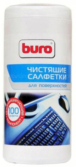 Чистящие салфетки Buro BU-Asurface для поверхностей туба 100шт влажных купить по низкой цене в интернет-магазине ТехноВидео