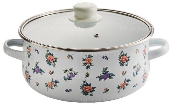 Кастрюля эмалированная Metalloni EM-240042/60 со стеклянной крышкой (д=24см;4,0л) купить по низкой цене в интернет-магазине ТехноВидео