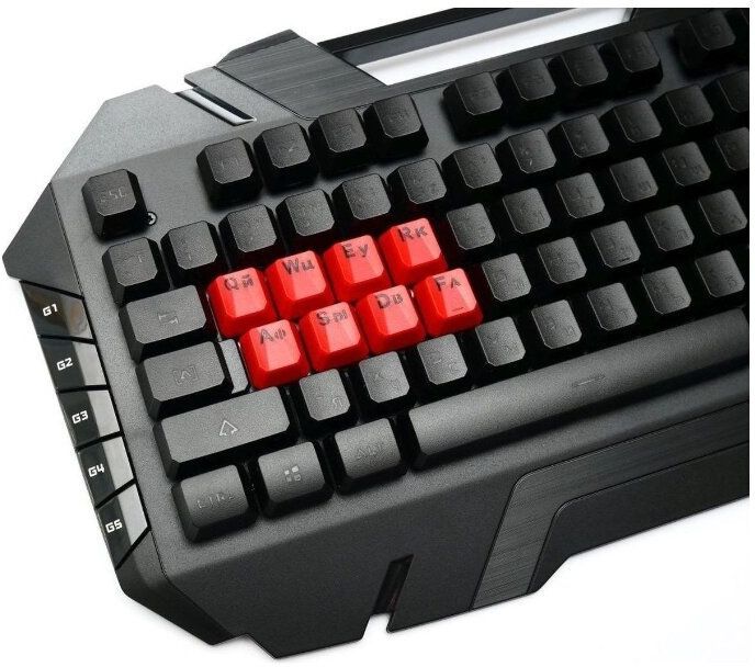 Клавиатура A4Tech BLOODY B3590R Черный/Серый USB