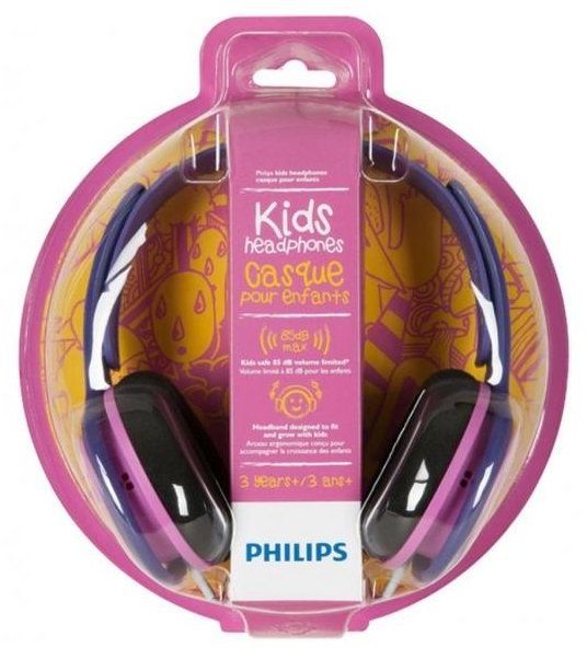 Наушники Philips SHK2000PK/00 розовый/фиолетовые