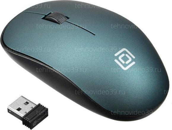 Мышь Оклик 515MW черный/зеленый оптическая (1200dpi) беспроводная USB (2but) купить по низкой цене в интернет-магазине ТехноВидео