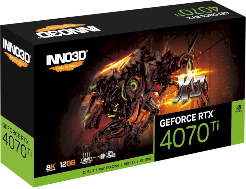 Видеокарта GeForce RTX 4070Ti Inno3d X3 12GB