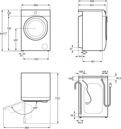 Стиральная машина AEG LFR73844VE