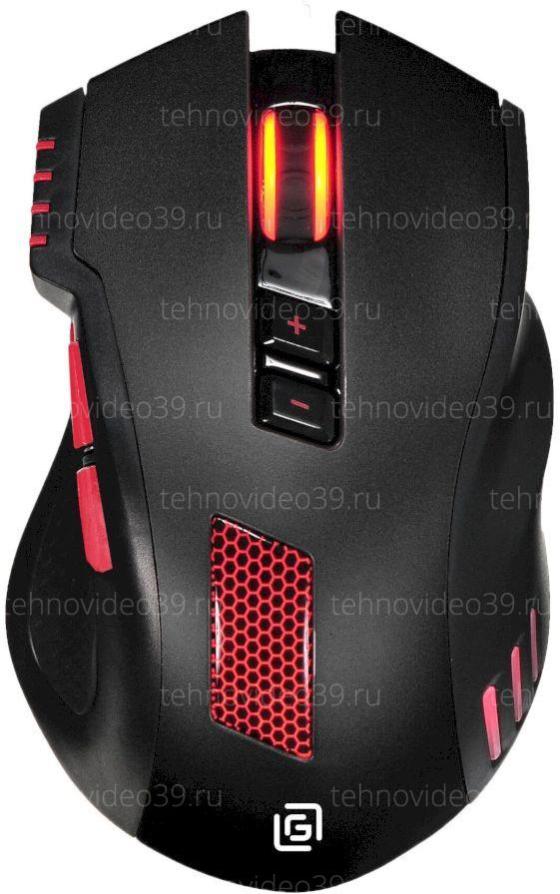 Мышь Оклик 806G черный/красный оптическая (3200dpi) USB (8but) купить по низкой цене в интернет-магазине ТехноВидео