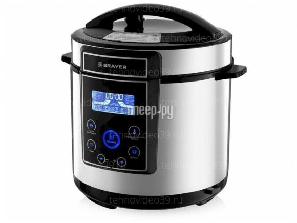 Мультиварка Brayer BR2401 серая купить по низкой цене в интернет-магазине ТехноВидео