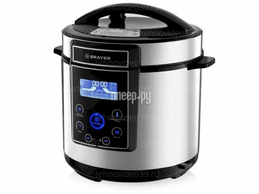 Мультиварка Brayer BR2401 серая купить по низкой цене в интернет-магазине ТехноВидео