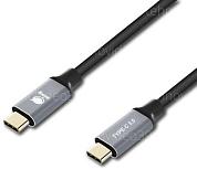 Кабель Ainy Type-C-Type-C 1.5m тканевый черный (FA-137A) купить по низкой цене в интернет-магазине ТехноВидео