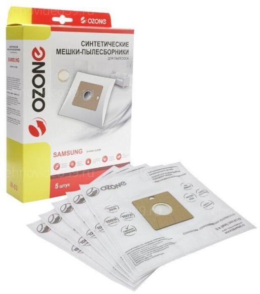 Пылесборник Ozone M-03 для SAMSUNG VP-77 5 шт купить по низкой цене в интернет-магазине ТехноВидео