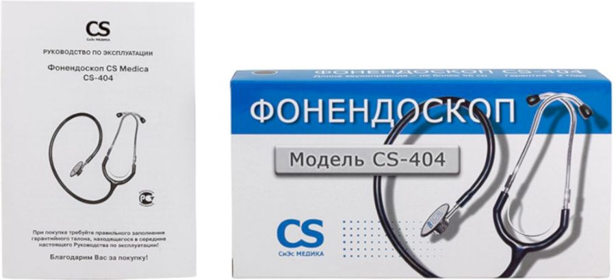 Фонендоскоп CS Medica CS-404 (Черный)