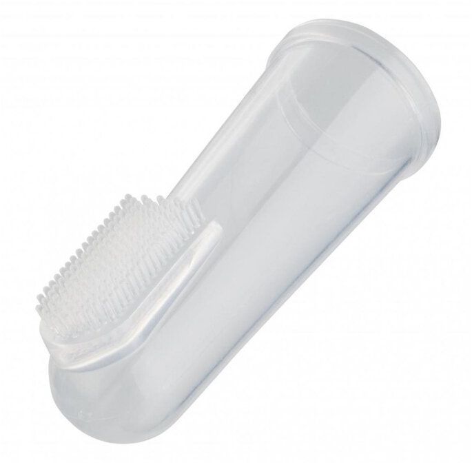 Зубная щетка CS Medica силиконовая жевательная на палец KIDS CS-502