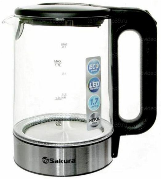 Электрический чайник Sakura SA-2726SBK купить по низкой цене в интернет-магазине ТехноВидео