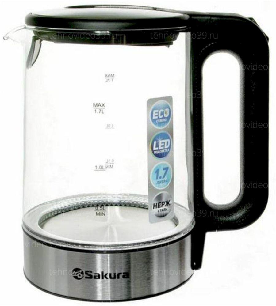 Электрический чайник Sakura SA-2726SBK купить по низкой цене в интернет-магазине ТехноВидео