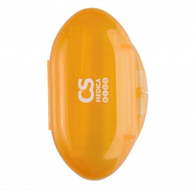 Зубная щетка CS Medica силиконовая жевательная на палец KIDS CS-502