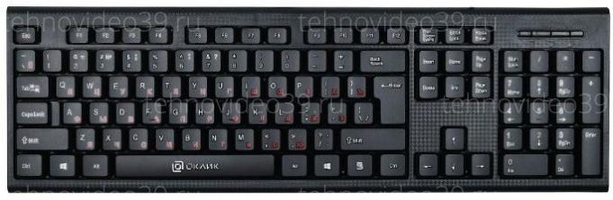 Клавиатура Оклик 120M черный USB купить по низкой цене в интернет-магазине ТехноВидео