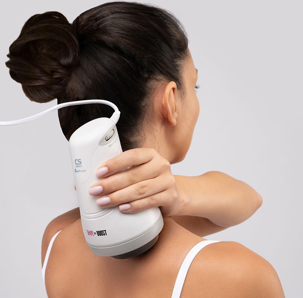 Массажер для тела CS Medica VibraPulsar CS-r10 Mini SHAPE x BOOST (белый)